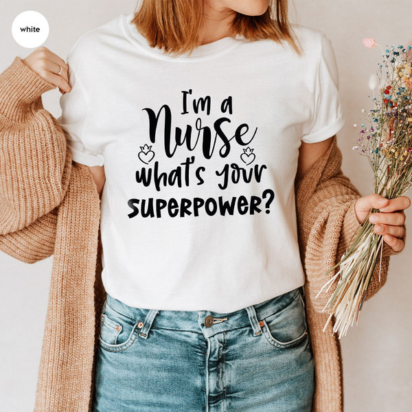 Nurse T-Shirt, Funny Nurse Gift, Gift for Nurse, Nurse Graduation Crewneck Sweatshirt, Future Nurse Tees, Nurse Outfit, Nursing School Shirt - 5.jpg
