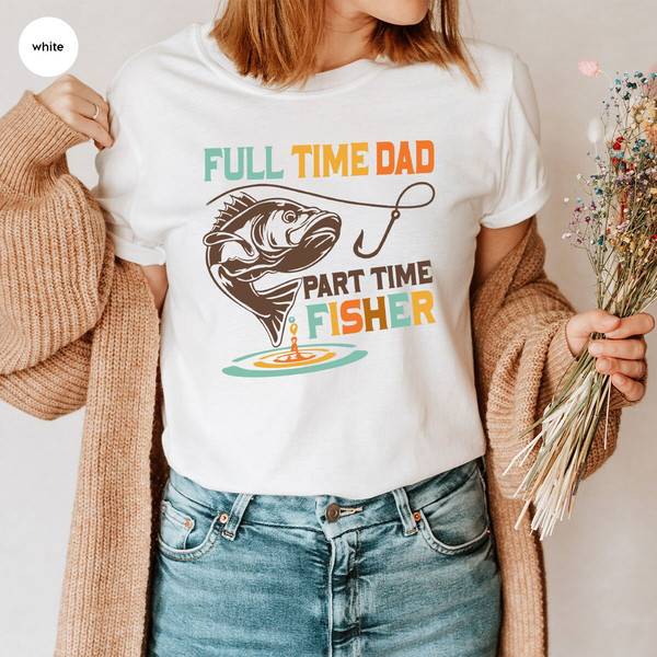 Funny Fishing T-Shirt Gift For Fisherman Fishing Apparel Birthday Gift  Fishing Tool Tee Shirt