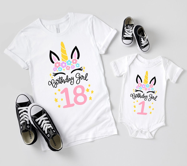 Unicorn Birthday Shirts, Birthday Gifts for Her, Toddler Birthday Shirts, Birthday Baby Gift, Cute Youth Shirts, Birthday Shirts for Women - 4.jpg