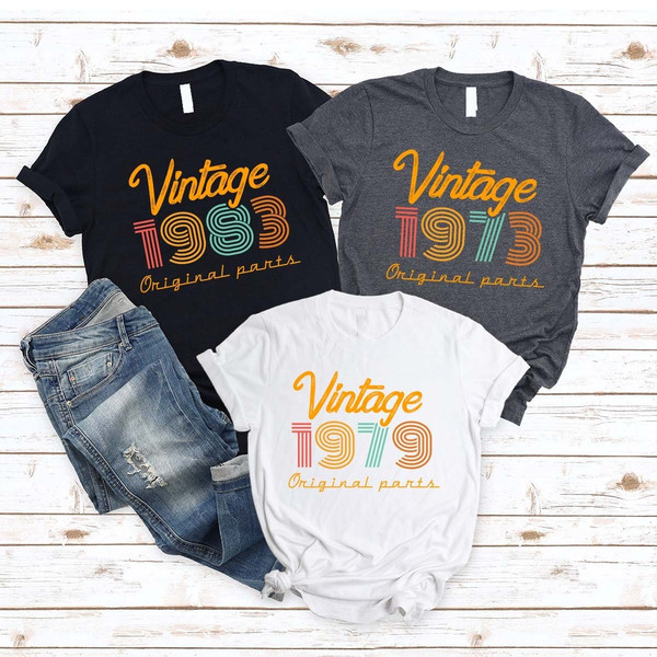 Vintage Birthday Shirt, Personalized Birthday Gift, Custom Birthday Sweatshirt, Birthday Gifts for Her, Retro Birthday Shirts for Women - 1.jpg