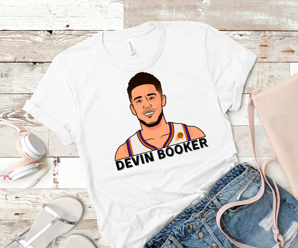 Vintage Devin Booker Graphic Tee Shirt, Devin Booker Shirt, Unisex
