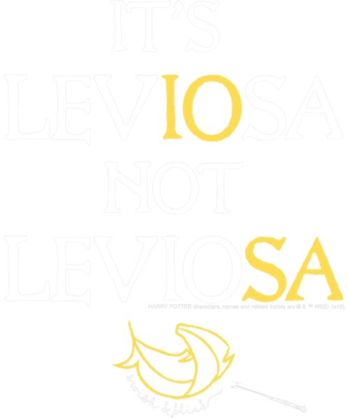 Uplift It Leviosa Inspire Leviosa Not T-Shi Hermione - s Granger Harry Potter