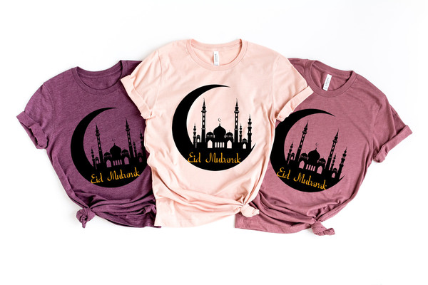 EID Mubarak tee, Muslim Shirt, Ramadan Gift, Ramadan Mubarak T-Shirt, Islamic Shirts, Muslim Kids Shirt, Ramadan Kareem T Shirt - 3.jpg