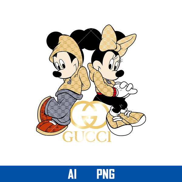 Mickey Mouse Gucci Png, Gucci Logo Png, Mickey Mouse Png, Disney Gucci Png,  Ai Digital File