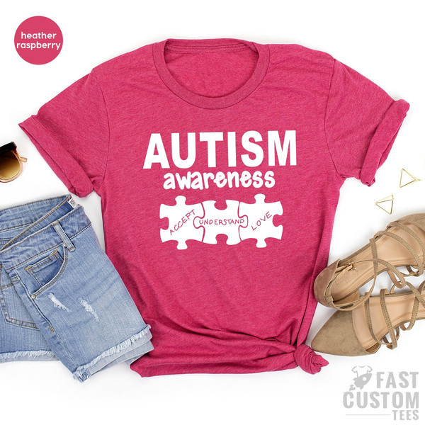 Autism Awareness Shirt, Autism Aware Shirt, Autism TShirt, Autism Mom T Shirt, Autism Month Shirt, Autism Puzzle Piece, Autism Teacher Tee - 5.jpg