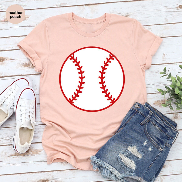 Baseball T-Shirt, Sports Graphic Tees, Baseball Mom Shirt, B