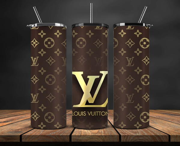 Louis Vuitton Bag Tumbler, 20oz Skinny Tumbler, Fashion Tumb - Inspire  Uplift
