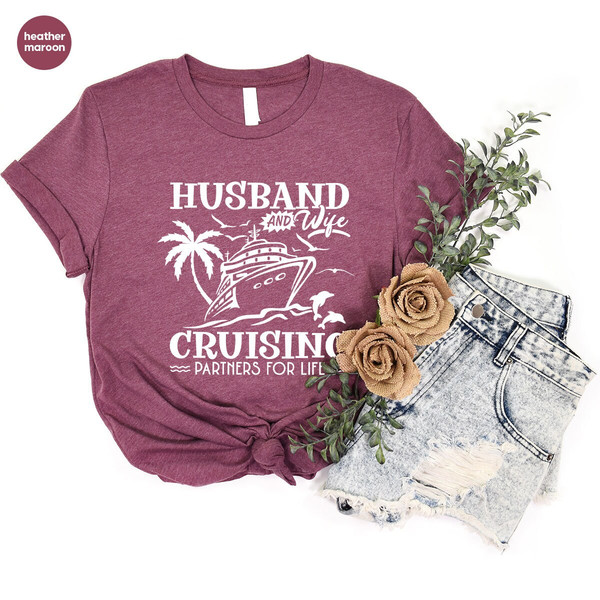 Matching Cruise Shirt, Cruise Vacation TShirt, Travel Graphic Tees, Family Cruise Clothing, Cool Trip Outfit, Wife Gifts, Gift from Husband - 5.jpg