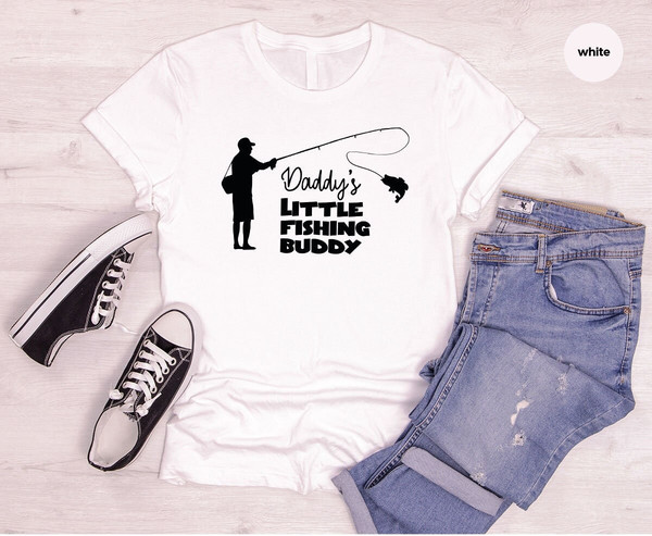 Matching Dad And Daughter T-Shirt, Cool Fishing Dad Shirts, - Inspire Uplift