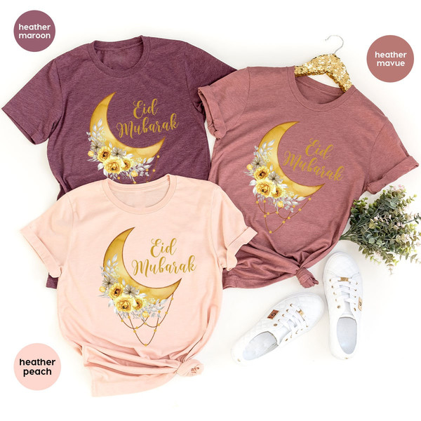 Muslim T-Shirt, Fasting Crewneck Sweatshirt, Floral Shirt, Ramadan Shirt for Women,  Religious Clothing, Faith T-Shirt, Gift for Her - 3.jpg