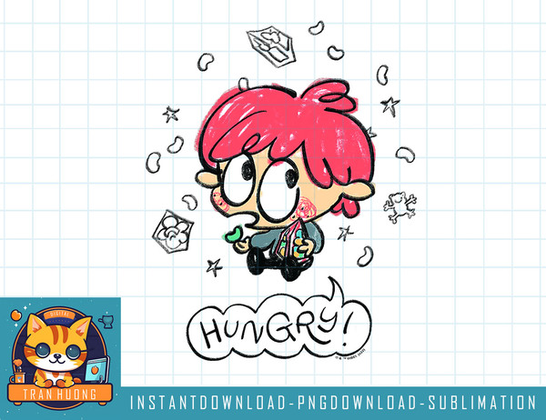 Harry Potter Ron Weasley Hungry Cartoon Portrait png, sublimate, digital download.jpg