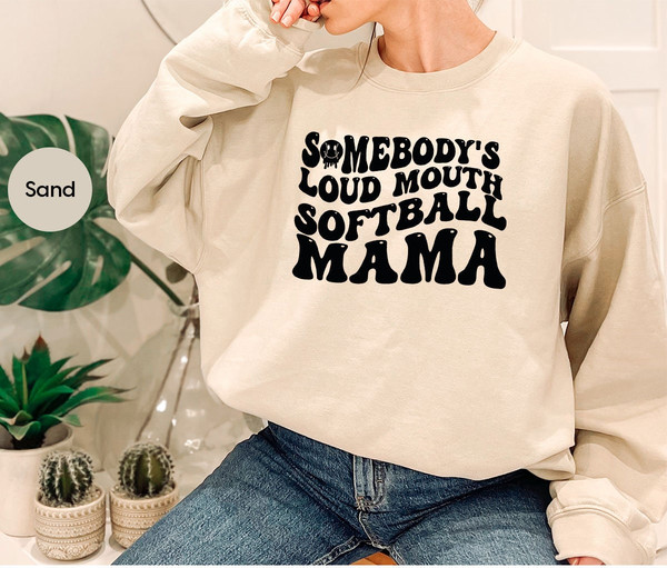 Softball Shirts, Softball Mom Crewneck Sweatshirt, Funny Mom TShirt, Softball Gift, Gift for Mom, Mothers Day Shirt, Sarcastic Softball Tees - 7.jpg