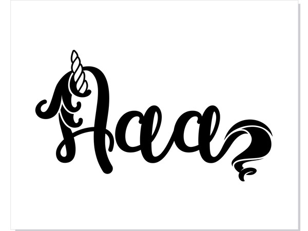 Unicorn Monogram Font svg 5.jpg