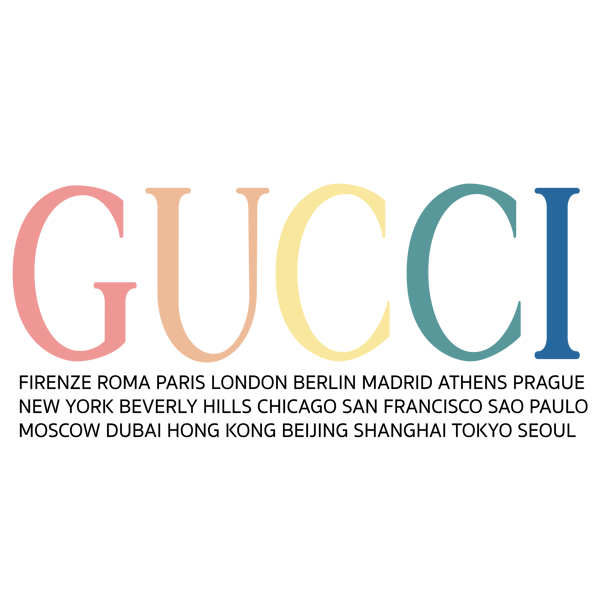 Gucci Beverly Hills SVG, Gucci SVG, Gucci logo SVG