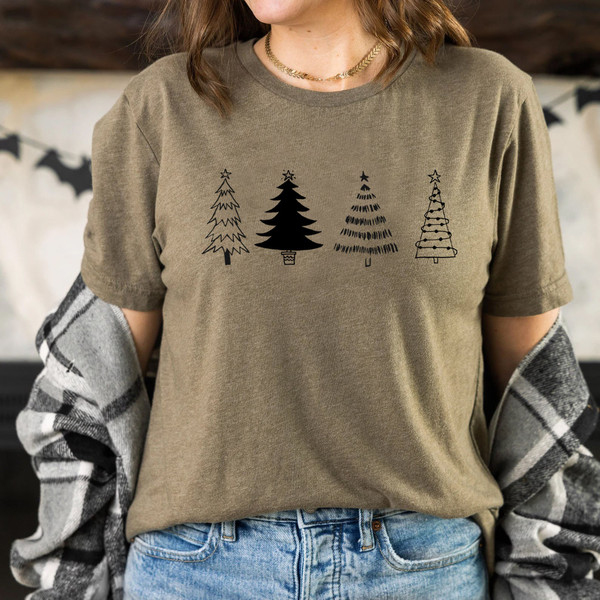 Christmas Trees Shirt, Christmas Shirts for Women, Christmas Tee, Christmas TShirt, Shirts For Christmas,Cute Christmas t-shirt,Holiday Tee - 5.jpg