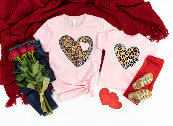 Mama Valentines Shirt,Mini Valentines Shirt,Mama's Girl Valentines Shirt,Rainbow Mama Shirt, Rainbow Mini Shirt,Mama Mini Matching Shirt - 1.jpg