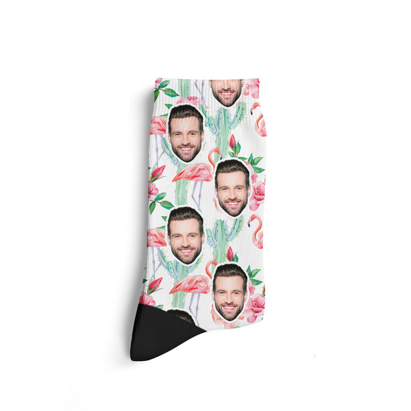 Custom Face Socks, Personalized Photo, Cactus Picture Socks, Cacti Socks, Customized Funny Photo Gift For Her, Him or Best Friend - 2.jpg