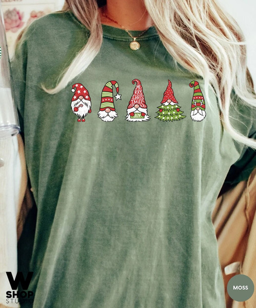 Christmas Gnomes, Gnome Christmas, Cute Christmas Shirt, Buffalo Plaid Gnome, Gnome Funny Shirt, Holiday Gnome Shirt, Christmas Gnome Tee - 3.jpg