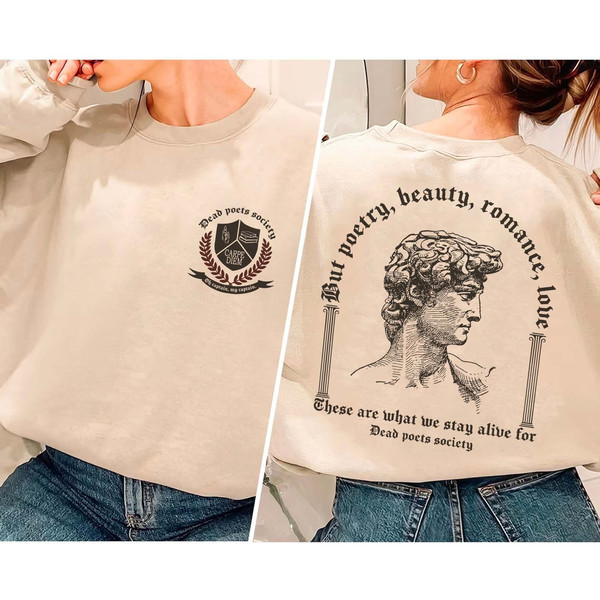 Dead Poets Society Tshirt Welton Academy Shirt,Bookish Sweater Academia Literary Shirt Carpe Diem Pullover Unisex Crewneck Tshirt Hoodie - 1.jpg