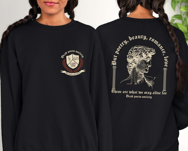 Dead Poets Society Tshirt Welton Academy Shirt,Bookish Sweater Academia Literary Shirt Carpe Diem Pullover Unisex Crewneck Tshirt Hoodie - 3.jpg