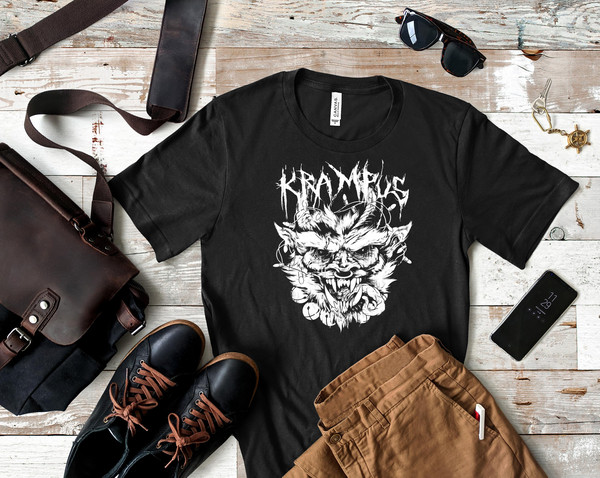 Heavy Metal Krampus Classic T-Shirt 33_Shirt_Black.jpg