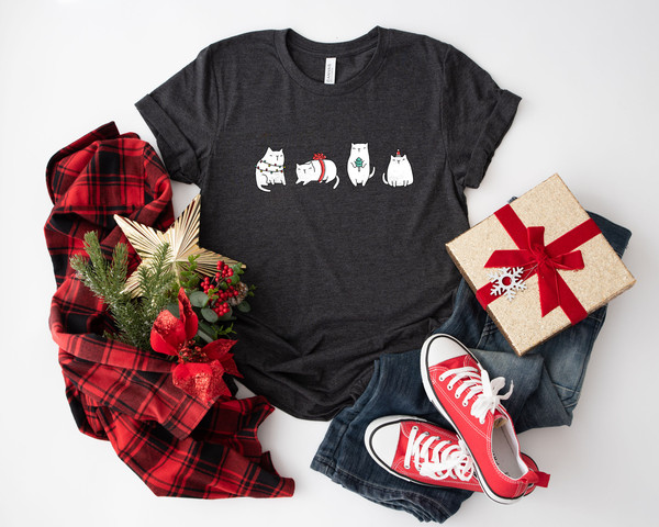 Meowy Christmas Shirt, Christmas Cat Shirt, Merry Christmas, Cat Lover Shirt, Christmas Gift, Christmas Gift For Cat Mom Gifts For Cat Lover - 7.jpg