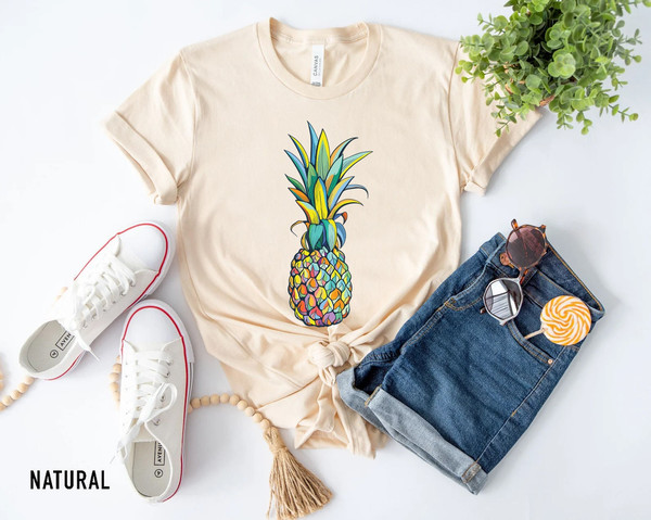 Pineapple Shirt, Shirts for Women, Graphic Tees, Foodie Shirt, Summer Shirt, Cute Pineapple T Shirt, Pineapple Lover, Gift for Her, Gifts - 1.jpg