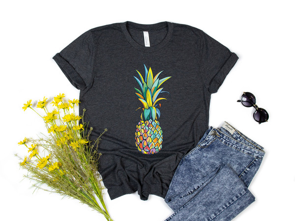 Pineapple Shirt, Shirts for Women, Graphic Tees, Foodie Shirt, Summer Shirt, Cute Pineapple T Shirt, Pineapple Lover, Gift for Her, Gifts - 3.jpg