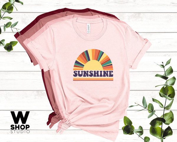Retro Sunshine  Retro Tees l Mom  Mom Tee  Graphic Tee  Camping Shirt  Outdoors  Sun Rays  Retro Women's Graphic Tees - 2.jpg
