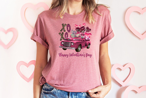 Valentine Truck Sweatshirt,Xoxo Valentines Day Shirts For Woman,Heart Shirt,Cute Valentine Shirt,Valentines Day Gift,Valentines Gift - 2.jpg