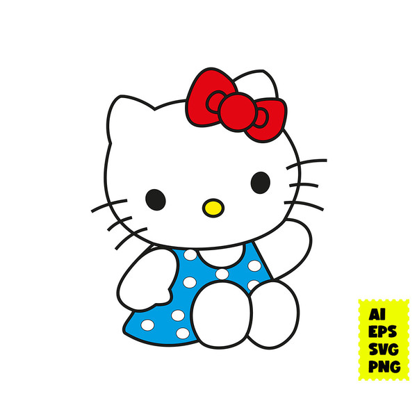 Kawaii Kitty Svg, Hello Kitty Svg, Kawaii Svg, Cute Cat Svg, - Inspire ...