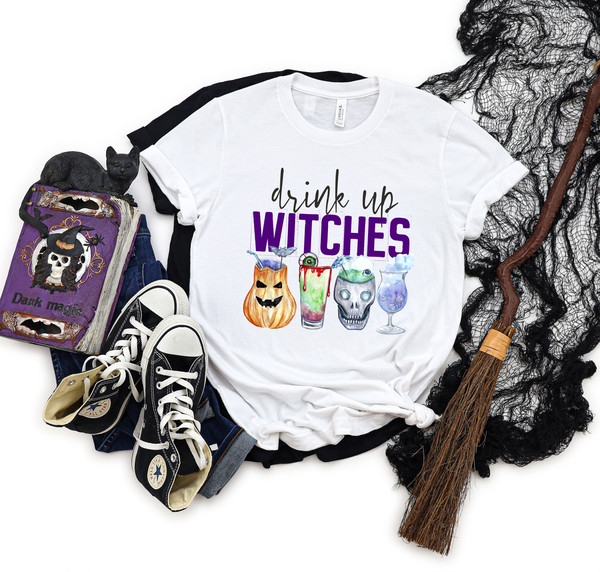 Drink Up Witches Shirt  Halloween Party Shirt, Halloween Party Outfit, Halloween Gift, Halloween Shirts for Women, Matching Halloween Shirt - 3.jpg