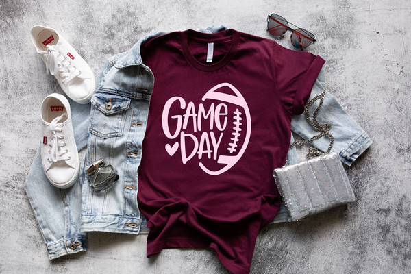 Game Day Shirt, Game Day Shirt Women, Football Mom Shirt, Football Shirts For Women, Football Season Shirt, Football Graphic Tees - 3.jpg