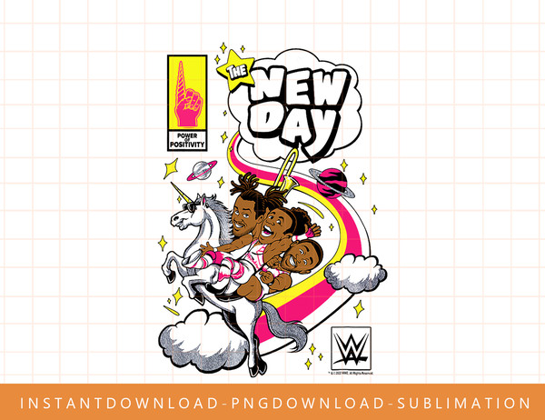 WWE The New Day Tag Team Comic Book T-Shirt copy.jpg