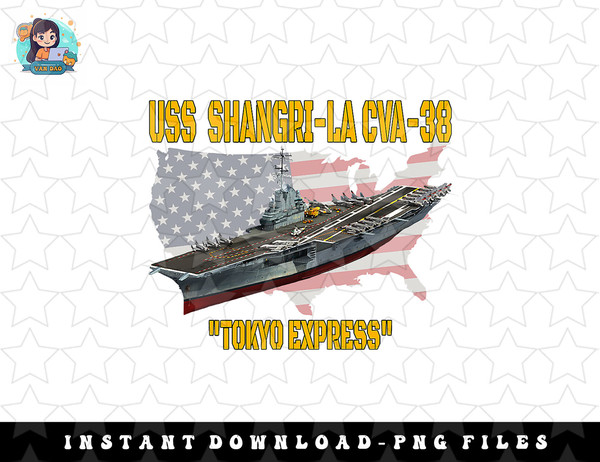 Aircraft Carrier USS Shangri-La CVA-38 Veteran Father Day png, sublimation, digital download.jpg
