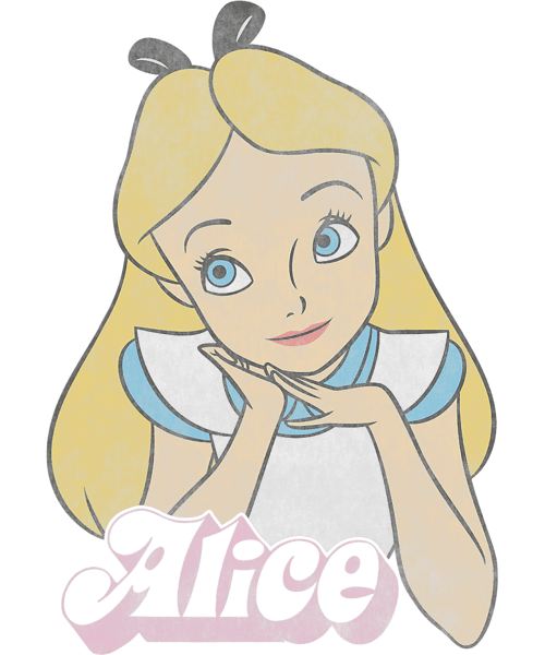 Disney Alice In Wonderland Alice Simple Portrait png, subli - Inspire Uplift