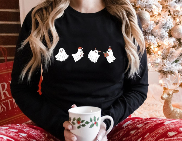 Christmas Long Sleeve Shirt, Womens Sweatshirt, Christmas Long Sleeve Tee for Women, Christmas Women, Merry Christmas Sweatshirt - 1.jpg
