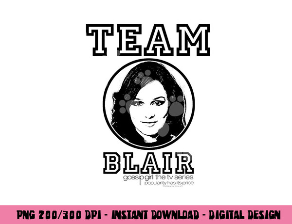 Gossip Girl Team Blair  png, sublimation .jpg
