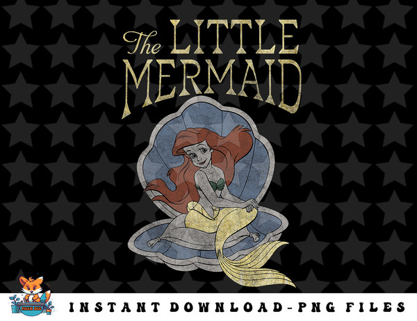 Disney The Little Mermaid Ariel Shell Portrait png, sublimat - Inspire  Uplift
