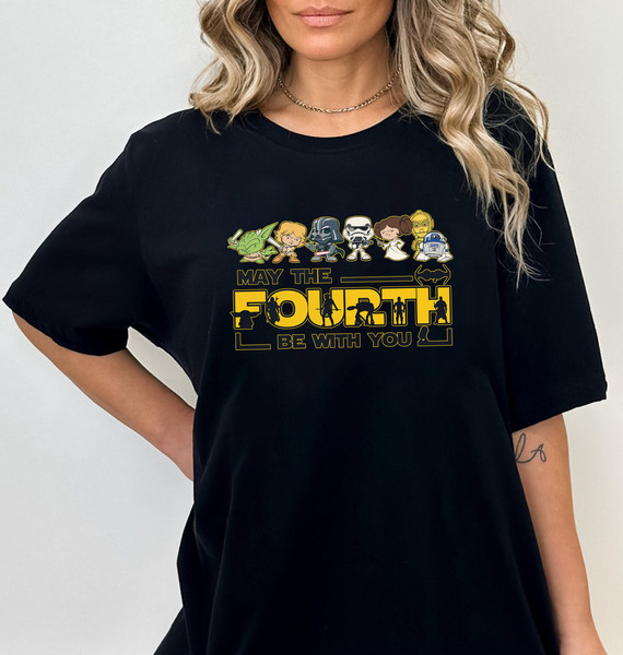 Star Wars May The Fourth Be With You Shirt, Disney Star Wars Shirt, Cute Star Wars Chibi Shirt, Darth Vader Shirt, Chewbacca Shirt, Family - 2.jpg