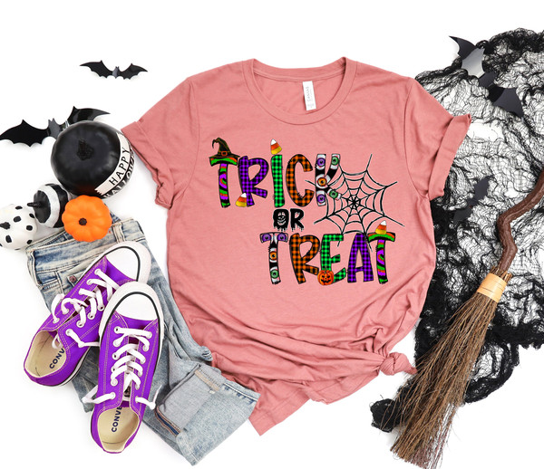 Halloween Trick or Treat Shirt, Halloween Trick-Or-Treat, Halloween Trick-or-Treat Shirt, Funny Halloween Shirt, Toddler Halloween Shirt - 2.jpg
