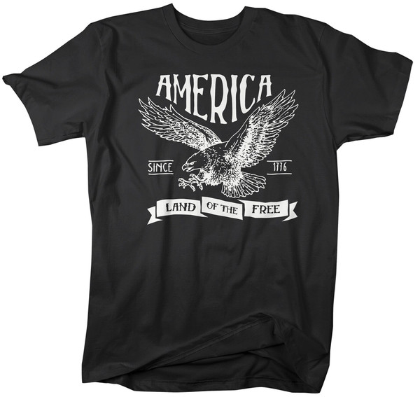 Men's Vintage America T-Shirt Vintage Patriotic Shirts 4th July T-Shirt Eagle Shirt Since 1776 Independence Day Shirts - 2.jpg