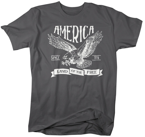 Men's Vintage America T-Shirt Vintage Patriotic Shirts 4th July T-Shirt Eagle Shirt Since 1776 Independence Day Shirts - 3.jpg
