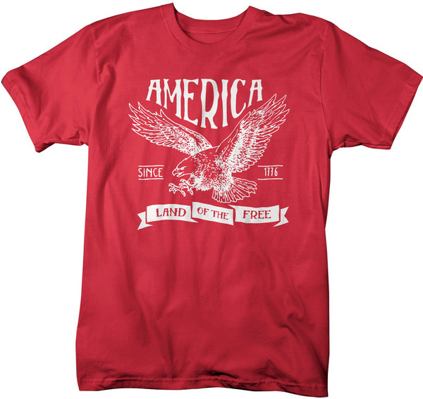 Men's Vintage America T-Shirt Vintage Patriotic Shirts 4th July T-Shirt Eagle Shirt Since 1776 Independence Day Shirts - 8.jpg