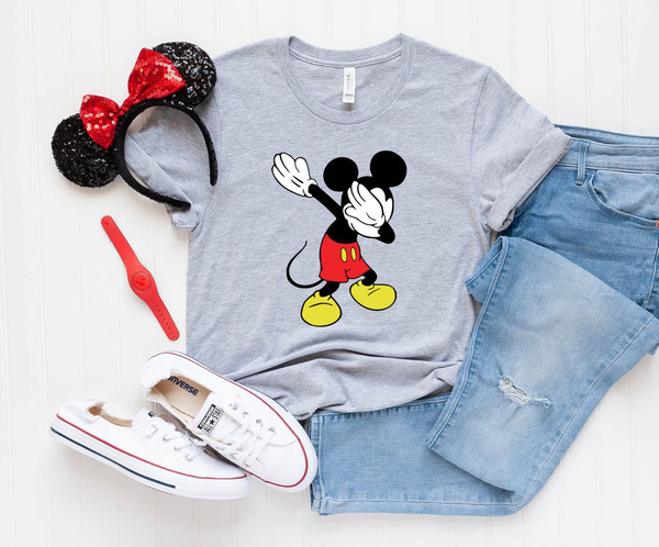 Dabbing Mickey Shirt , Mickey Ears ,Disney Shirt, Disneyland Shirt , Kids Disney Shirt , Disney Rock And Roll Shirt , Funny Disney Shirt - 4.jpg