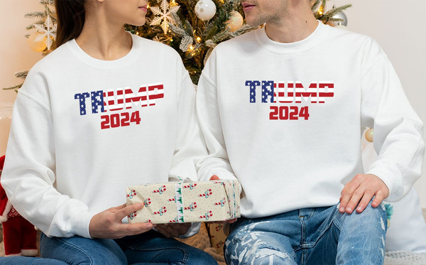 Trump 2024, Trump Sweatshirt, Pro Trump Sweatshirt, Pro America Shirt, Republican Shirt Republican Gifts Patriotic Gifts American Flag Shirt - 2.jpg
