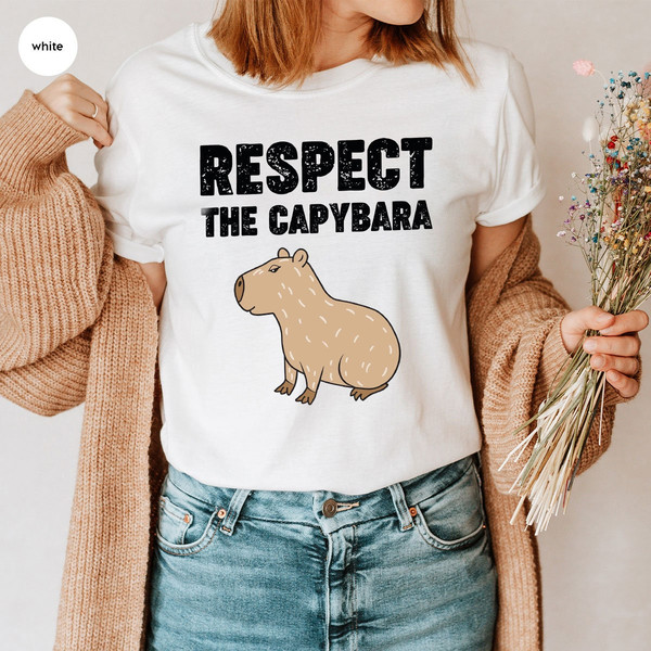 Vintage Capybara Shirt, Capybara Clothing, Capybara T-Shirt, Capybara Crewneck Sweatshirt, Capybara Graphic Tees, Gift for Him, Gift for Her - 2.jpg