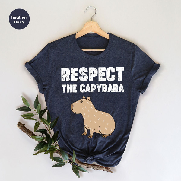 Vintage Capybara Shirt, Capybara Clothing, Capybara T-Shirt, Capybara Crewneck Sweatshirt, Capybara Graphic Tees, Gift for Him, Gift for Her - 6.jpg