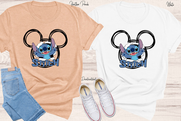 Disney Stitch Shirt, Smiling Lilo and Stitch Tee, Disney Matching Shirts, Stitch Shirt, Big Face Stitch T-Shirt, Unisex Tee, Adult T-shirt - 2.jpg