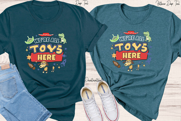 We’re All Toys Here, Toy Story Shirt, Disney Toy Story Shirt, Toy Story Family Shirt, Disney Trip Shirt, Disneyland Shirt, Disneyworld Shirt - 4.jpg